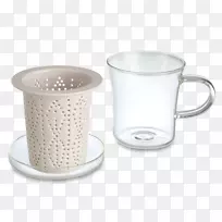 咖啡杯玻璃小器具杯缠绕-空若网 咖啡杯玻璃小器具杯缠绕-空若网