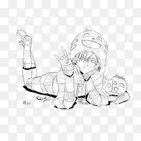 赛尔幻影蜂巢塞巴斯蒂安米切利斯着色书黑色管家画-空若网 赛尔幻影蜂巢塞巴斯蒂安米切利斯着色书黑色管家画-空若网