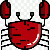 螃蟹图标-卡通蟹-空若网 螃蟹图标-卡通蟹-空若网