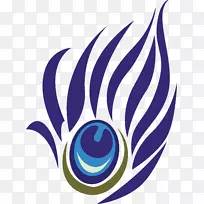 印度民族符号旋转对称孔雀图案.手印颜色-空若网 印度民族符号旋转对称孔雀图案.手印颜色-空若网