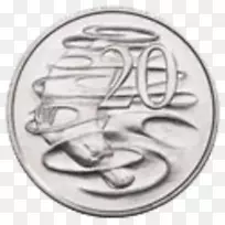 澳大利亚皇家铸币局澳大利亚20美分硬币澳大利亚元硬币十进制-50枚硬币-空若网 澳大利亚皇家铸币局澳大利亚20美分硬币澳大利亚元硬币十进制-50枚硬币-空若网