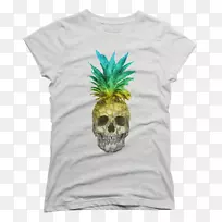 T恤袖芦荟衬衫服装菠萝切屑-空若网 T恤袖芦荟衬衫服装菠萝切屑-空若网