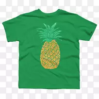 t恤袖子绿色字体手绘菠萝-空若网 t恤袖子绿色字体手绘菠萝-空若网