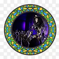 量角器度梯度彩色玻璃嵌入-空若网 量角器度梯度彩色玻璃嵌入-空若网