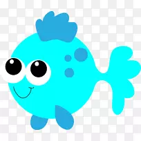 卡通鱼画剪贴画-空若网 卡通鱼画剪贴画-空若网