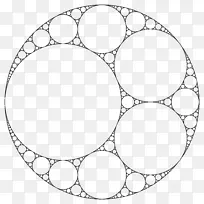 阿波罗垫片笛卡尔定理数学圆几何-微积分-空若网 阿波罗垫片笛卡尔定理数学圆几何-微积分-空若网