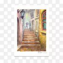 水彩画-空若网 水彩画-空若网