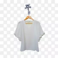 钟袖上衣上领连衣裙-空若网 钟袖上衣上领连衣裙-空若网