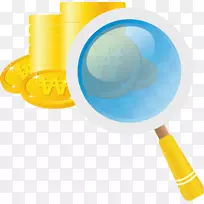 放大镜图标.硬币放大镜材料-空若网 放大镜图标.硬币放大镜材料-空若网