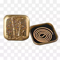 香铜香炉纯铜喇叭香盒材料-空若网 香铜香炉纯铜喇叭香盒材料-空若网