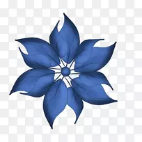 蓝色动画插花艺术-动画-空若网 蓝色动画插花艺术-动画-空若网