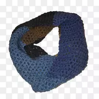 围巾甜卷钴蓝羊毛-空若网 围巾甜卷钴蓝羊毛-空若网
