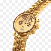 表表带黄金计时器木材表-空若网 表表带黄金计时器木材表-空若网