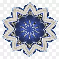 对称的花朵和满月-空若网 对称的花朵和满月-空若网