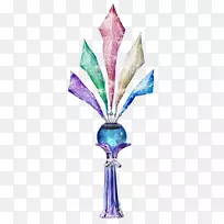 叶紫色开花植物-山药-空若网 叶紫色开花植物-山药-空若网