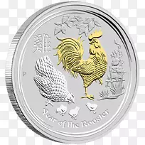 珀斯薄荷月刊系列澳大利亚阴历盎司公鸡-公鸡年-空若网 珀斯薄荷月刊系列澳大利亚阴历盎司公鸡-公鸡年-空若网