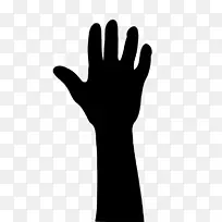 手剪影剪贴画-凸起的手剪贴画-空若网 手剪影剪贴画-凸起的手剪贴画-空若网