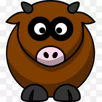 奶牛短刺、安格斯牛、荷斯坦牛、弗里斯坦牛、牛肉牛-棕色卡通剪贴画-空若网 奶牛短刺、安格斯牛、荷斯坦牛、弗里斯坦牛、牛肉牛-棕色卡通剪贴画-空若网