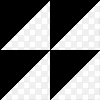 直角三角形黑白三角设计剪贴画-空若网 直角三角形黑白三角设计剪贴画-空若网