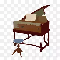 竖琴乐器摄影键盘和钢琴-空若网 竖琴乐器摄影键盘和钢琴-空若网