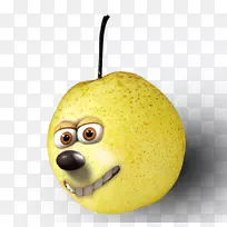 欧洲梨黄鼻果梨(Pyrus Xd 7 Bretschneideri)-眼镜鼻子和嘴上的梨。-空若网 欧洲梨黄鼻果梨(Pyrus Xd 7 Bretschneideri)-眼镜鼻子和嘴上的梨。-空若网