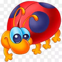 瓢虫绘画剪贴画-空若网 瓢虫绘画剪贴画-空若网