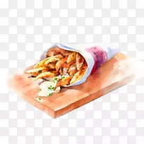 水彩画食品艺术-空若网 水彩画食品艺术-空若网