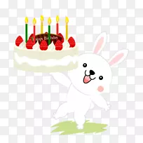 生日蛋糕圣诞蛋糕小兔子吃月饼-空若网 生日蛋糕圣诞蛋糕小兔子吃月饼-空若网