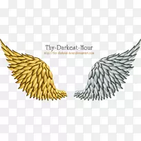 天使翅膀剪贴画-空若网 天使翅膀剪贴画-空若网