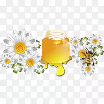 玻璃瓶花卉设计切花.蜂蜜-空若网 玻璃瓶花卉设计切花.蜂蜜-空若网