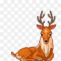 鹿动画像素-空若网 鹿动画像素-空若网