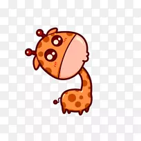 长颈鹿动画-卡通可爱长颈鹿装饰图案-空若网 长颈鹿动画-卡通可爱长颈鹿装饰图案-空若网