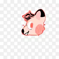 猪狗鼻子夹艺术-猪-空若网 猪狗鼻子夹艺术-猪-空若网