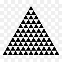 彭罗斯三角形等边三角形Sierpinski三角形-空若网 彭罗斯三角形等边三角形Sierpinski三角形-空若网