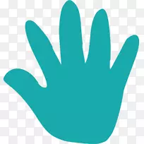 拇指手大熊猫剪贴画-左手剪贴画-空若网 拇指手大熊猫剪贴画-左手剪贴画-空若网