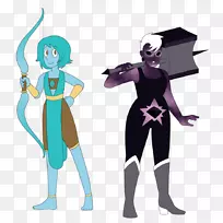 史蒂文宇宙宝石画扇艺术粘在一起试用第一部分-宝石-空若网 史蒂文宇宙宝石画扇艺术粘在一起试用第一部分-宝石-空若网