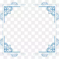 蓝色高清电视图案-蓝色欧洲图案边框-空若网 蓝色高清电视图案-蓝色欧洲图案边框-空若网