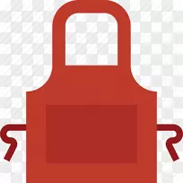 围裙厨师厨房剪贴画.红色围裙-空若网 围裙厨师厨房剪贴画.红色围裙-空若网