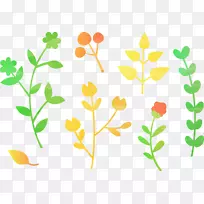 叶植物剪贴画彩色植物-空若网 叶植物剪贴画彩色植物-空若网