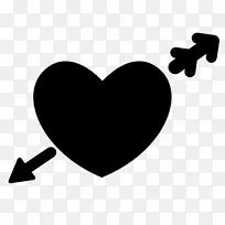 心脏标志箭头-心脏-空若网 心脏标志箭头-心脏-空若网