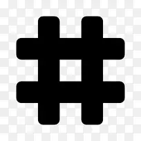 Hashtag计算机图标数字符号-空若网 Hashtag计算机图标数字符号-空若网