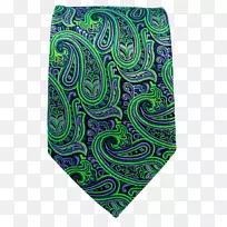 佩斯利领带丝绸设计师蓝-空若网 佩斯利领带丝绸设计师蓝-空若网