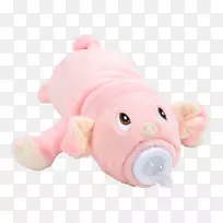 猪毛绒玩具毛绒鼻子粉红m-猪-空若网 猪毛绒玩具毛绒鼻子粉红m-猪-空若网