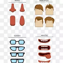 发型鼻夹艺术-不同脸型鼻子嘴毛-空若网 发型鼻夹艺术-不同脸型鼻子嘴毛-空若网