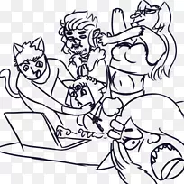 手指人类行为卡通-空若网 手指人类行为卡通-空若网