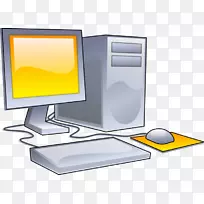 台式电脑剪贴画-电脑-空若网 台式电脑剪贴画-电脑-空若网