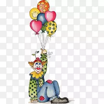 生日小丑剪贴画-生日-空若网 生日小丑剪贴画-生日-空若网