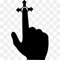 手指电脑图标剪贴画手-空若网 手指电脑图标剪贴画手-空若网