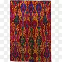 佩斯利地毯纺织紫色长方形地毯-空若网 佩斯利地毯纺织紫色长方形地毯-空若网