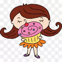 纸杯蛋糕糖霜剪贴画-空若网 纸杯蛋糕糖霜剪贴画-空若网